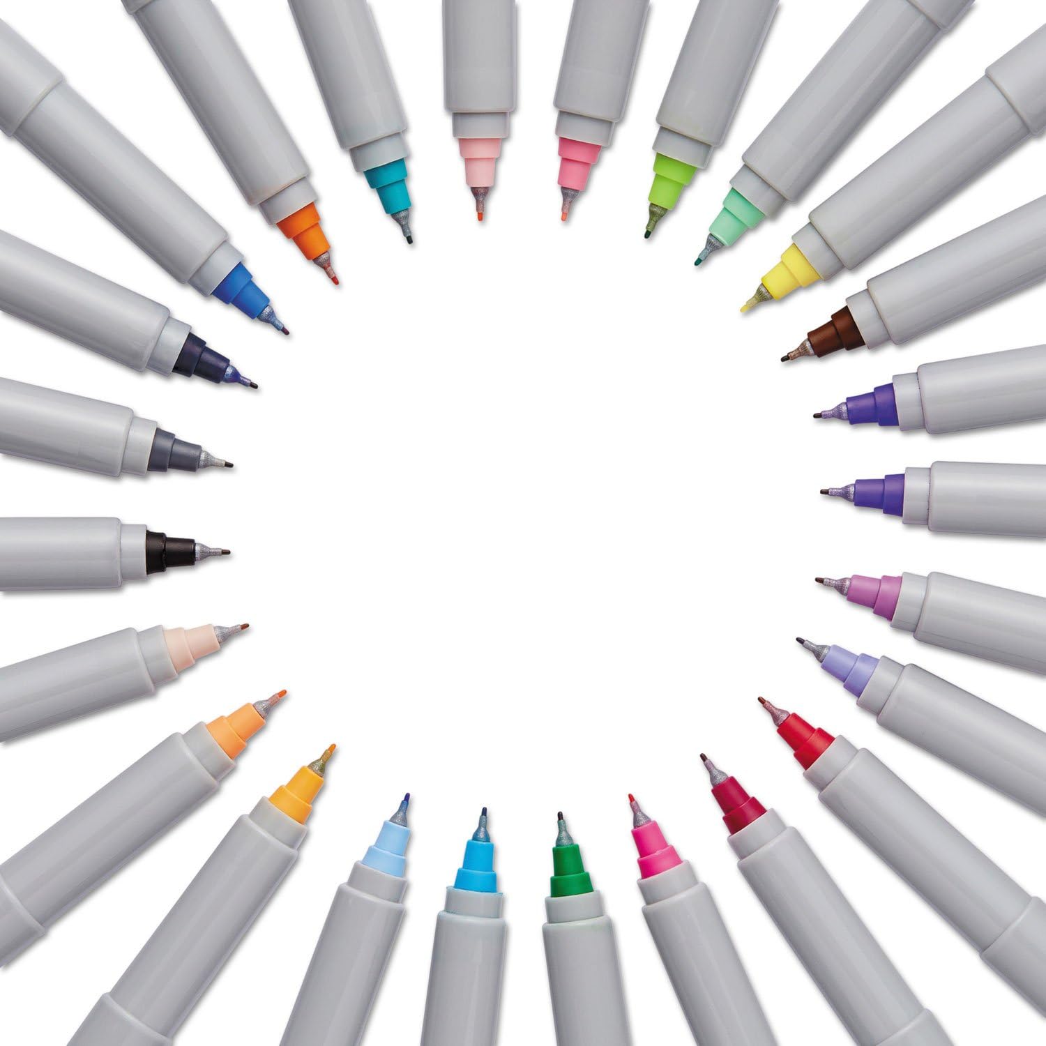 SHARPIE Sanford 75847 Ultra-Fine Point Permanent Marker, Assorted Inks, 24/Set