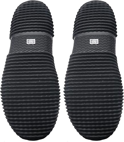 Miniatura 6 de XUKER Botas de buceo de neopreno, zapatos de agua de 0.118 pulgadas y 0.197 pulgadas, con costuras ciegas, botas de neopreno para adultos, hombres y