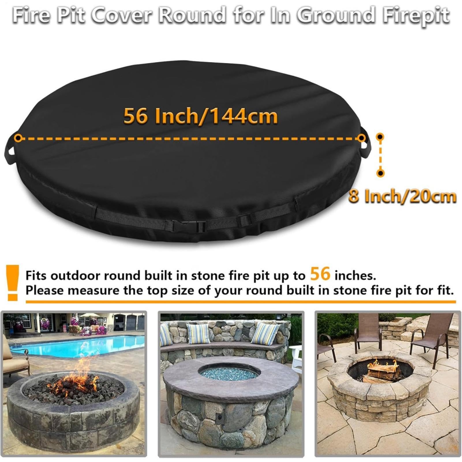 Copertura Per Braciere Da Esterno con Maniglia Resistente Regolabile | Copertura per da Esterno per Patio Per Giardino Cortile Patio Prato Prateria