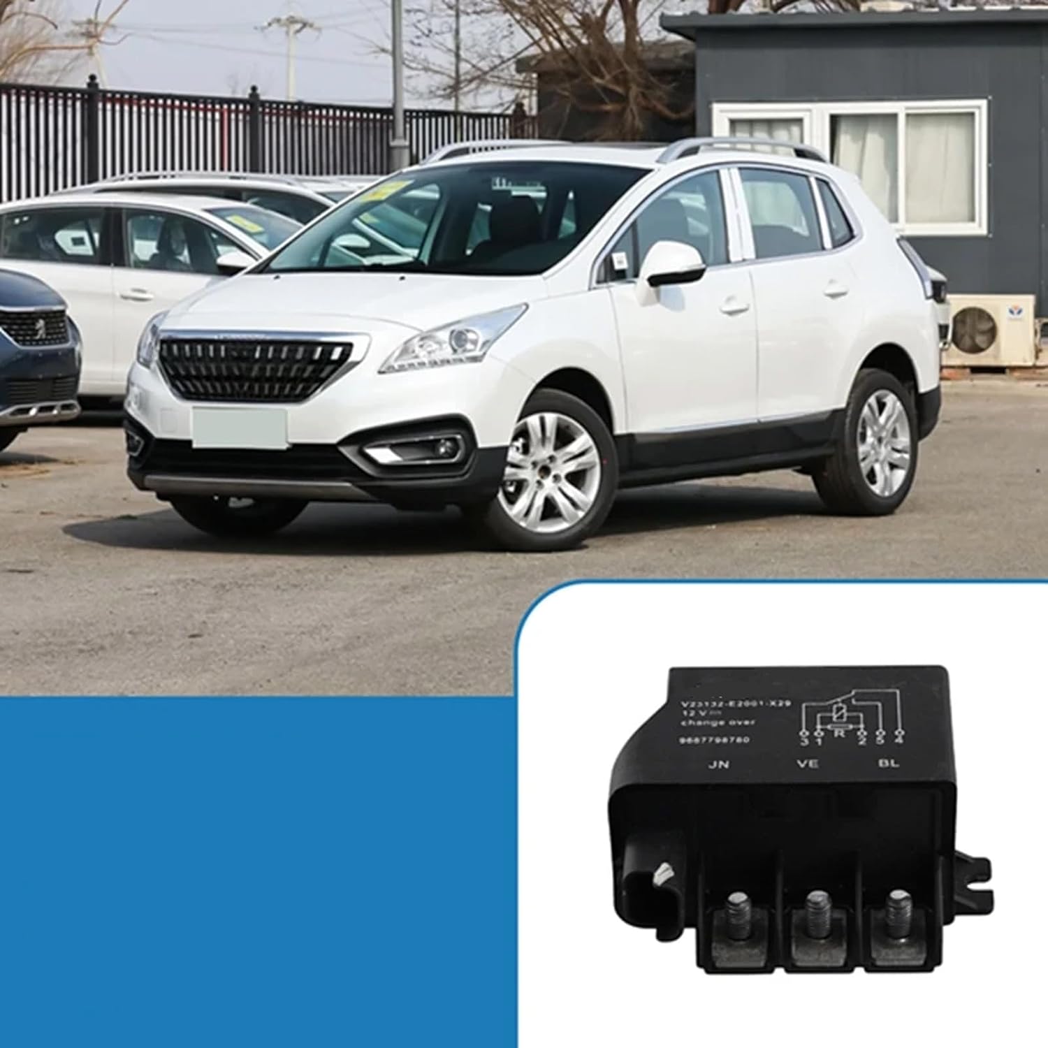 Quick Response Fan Relays Automotive Accessory Electrical Replacement Cooling Fan for C5 1.8T High Efficiency Cooling Systems