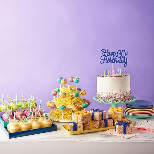 Miniatura 49 de Gyufise 1 decoración para tarta de cumpleaños número 21 con purpurina para tarta de cumpleaños, saludos a 21 años, veintiuno, fabulosa decoración