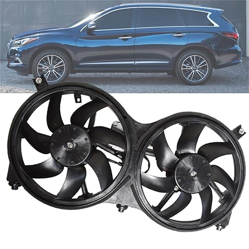Repuesto del conjunto del ventilador dual de refrigeración del radiador para Pathfinder 2013-2019 Infiniti QX60 214813JA2E NI3115149 623760 621-586