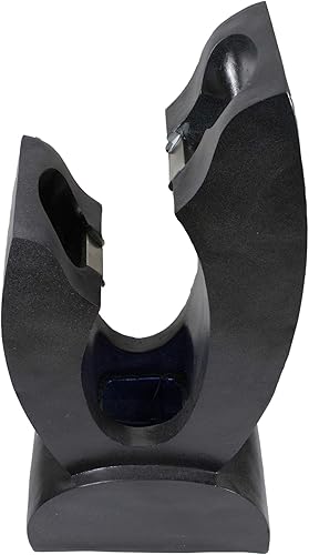 Miniatura 4 de Northlight Fuente de agua moderna para jardín al aire libre iluminada negra de 31.5"