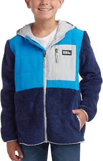 Kids' Fleece Jacket - Soft Fleece Sherpa Lined Hooded Jacket for Boys and Girls - Cozy Full Zip Up Hoodies (5-20)