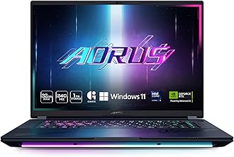 AORUS MASTER 16 Gaming Laptop - 240Hz 2560x1600 OLED - NVIDIA GeForce RTX 5070 Ti - Intel Core Ultra 9 275HX - 1TB SSD with 32GB DDR5 RAM - Windows 11 Home AD (AORUS MASTER 16 BXHC4USE64SH)