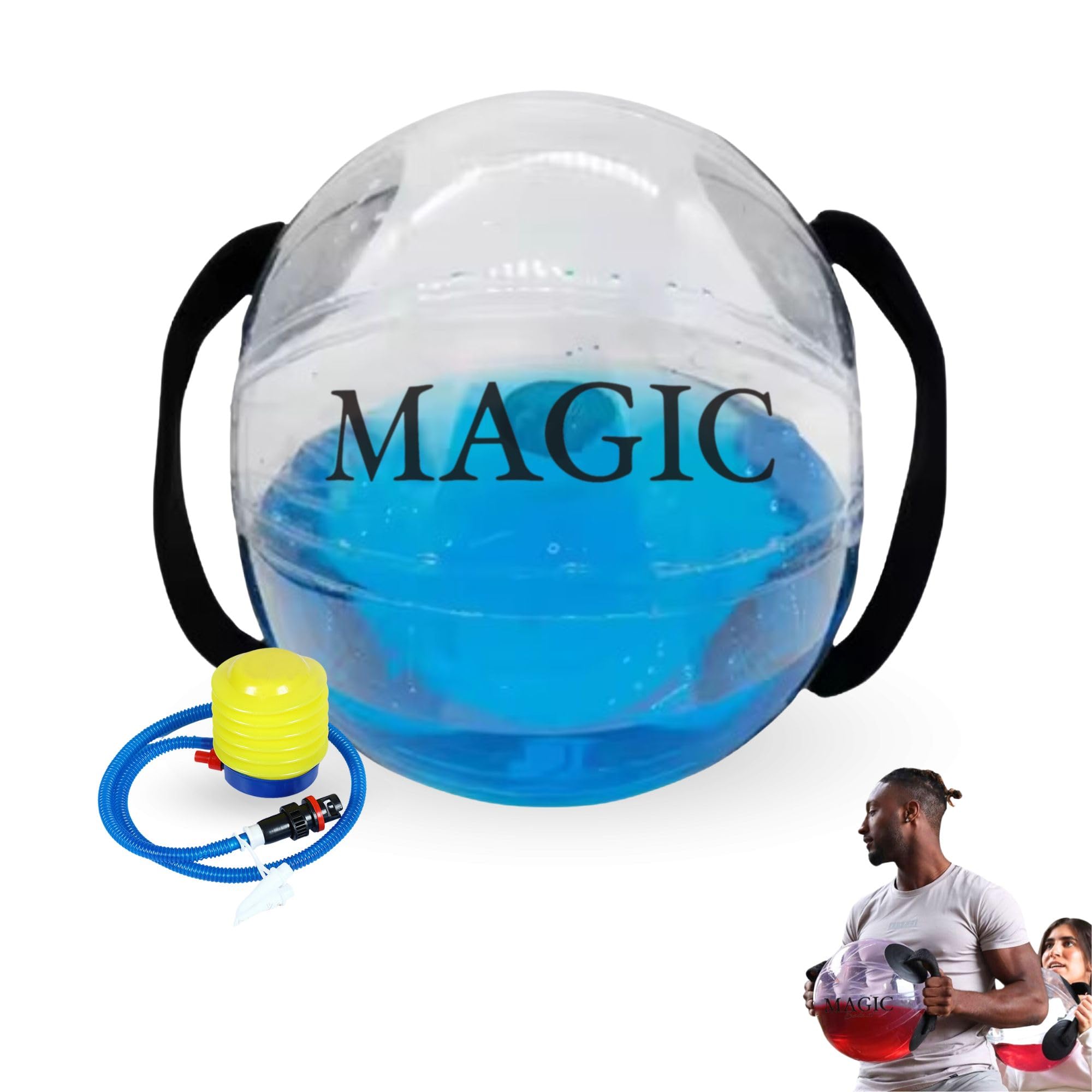 MAGIC SELECT Aqua Power Bag 5-14 kg Adjustable and Portable Water Bag for Fitness Training, Balance, Strength, Weights, Yoga...