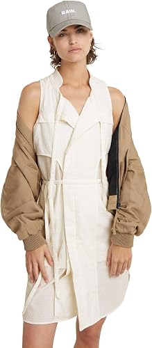 G-STAR Para Mujer Vestido Sin Mangas Short, Gris (lt Chalk D24621-D591-1284), XS