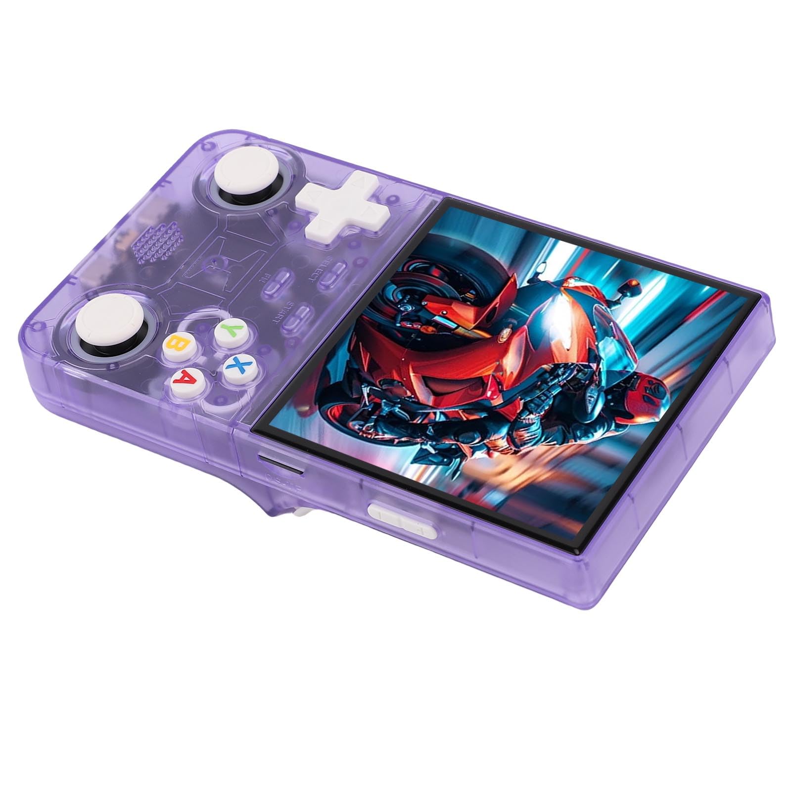 Console per Videogiochi Portatile Console per Videogiochi retrò con Doppio Joystick e Schermo da 4 Pollici per, di Gioco Multiplayer Portatile (64G)
