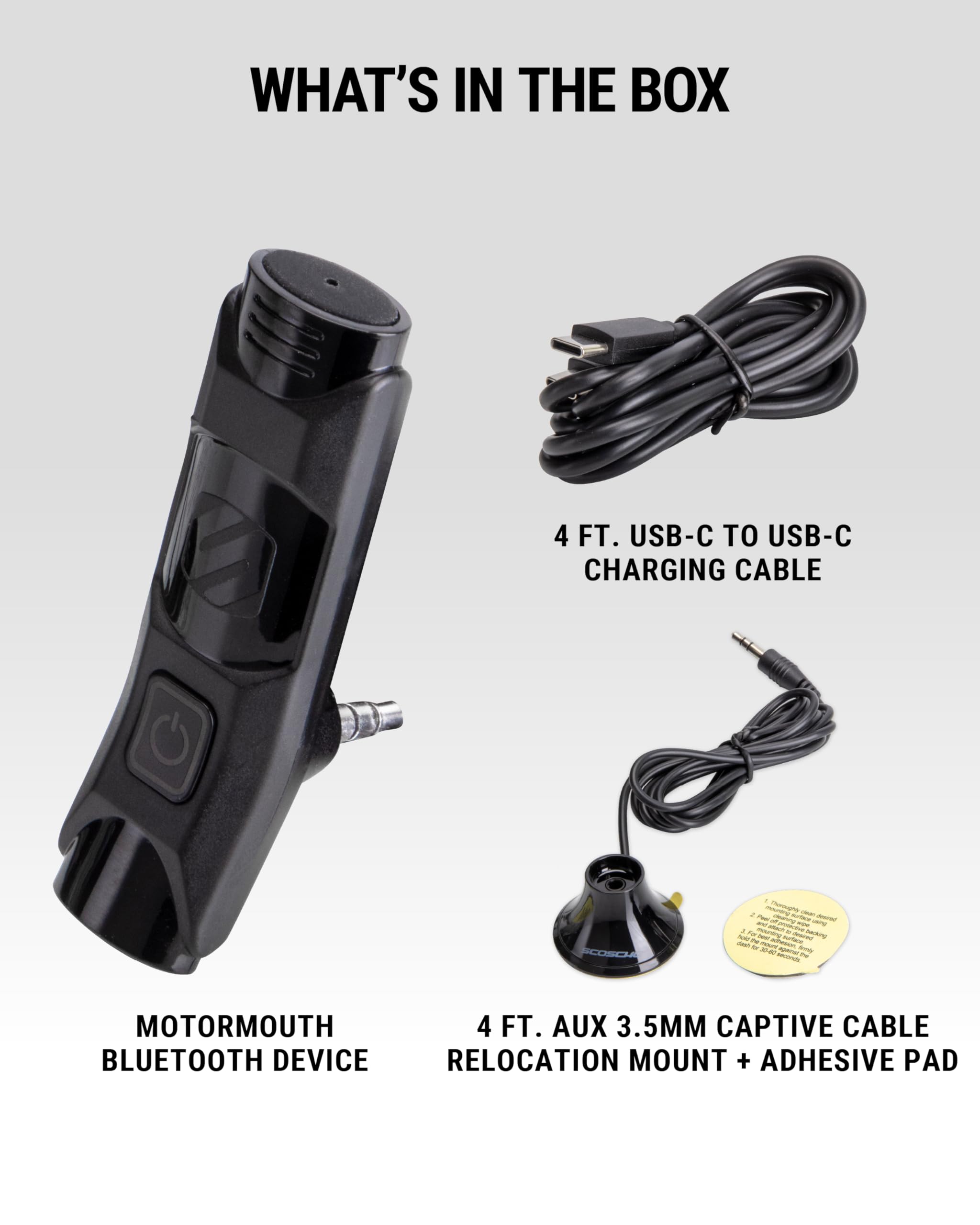 Amazon.com: Scosche BTAXS2 Hands-Free Audio Kit, Bluetooth