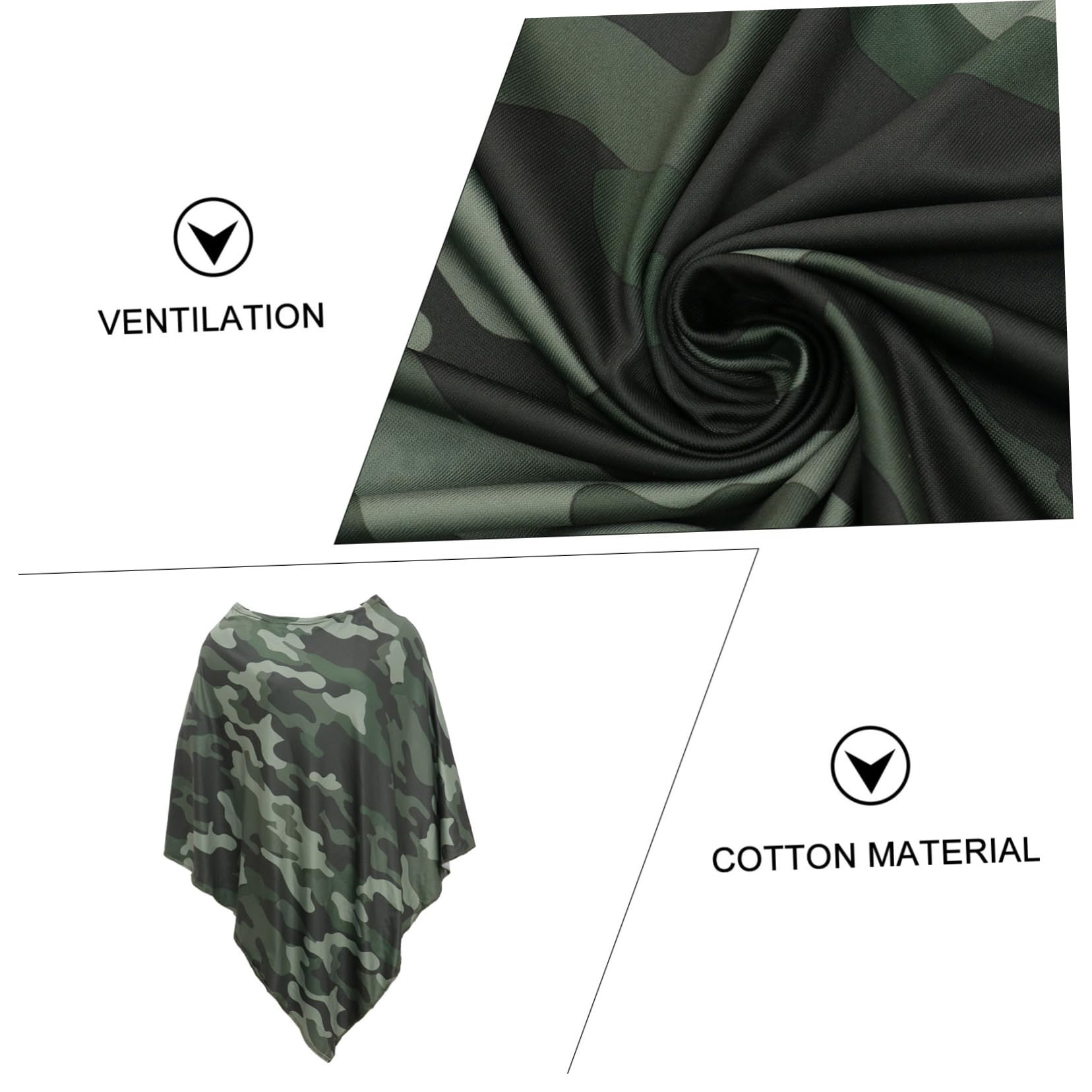 ifundom 3pièces Châle Allaitement Camouflage Couverture Confortable Pour Allaitement Et De Poussette Pour Sorties Plein Air Voyages