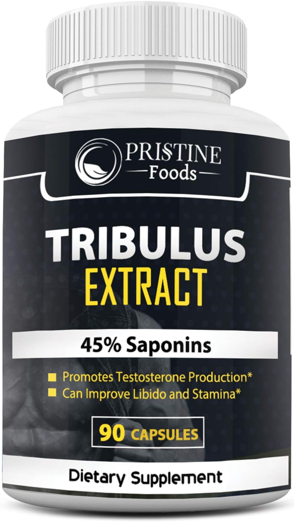 Tribulus Terrestris Extract with 45% Steroidal Saponin Formula Regulates Natural Energy Levels Endurance Strength Stamina and Promotes Muscle Gain 90 Capsules Made in USA