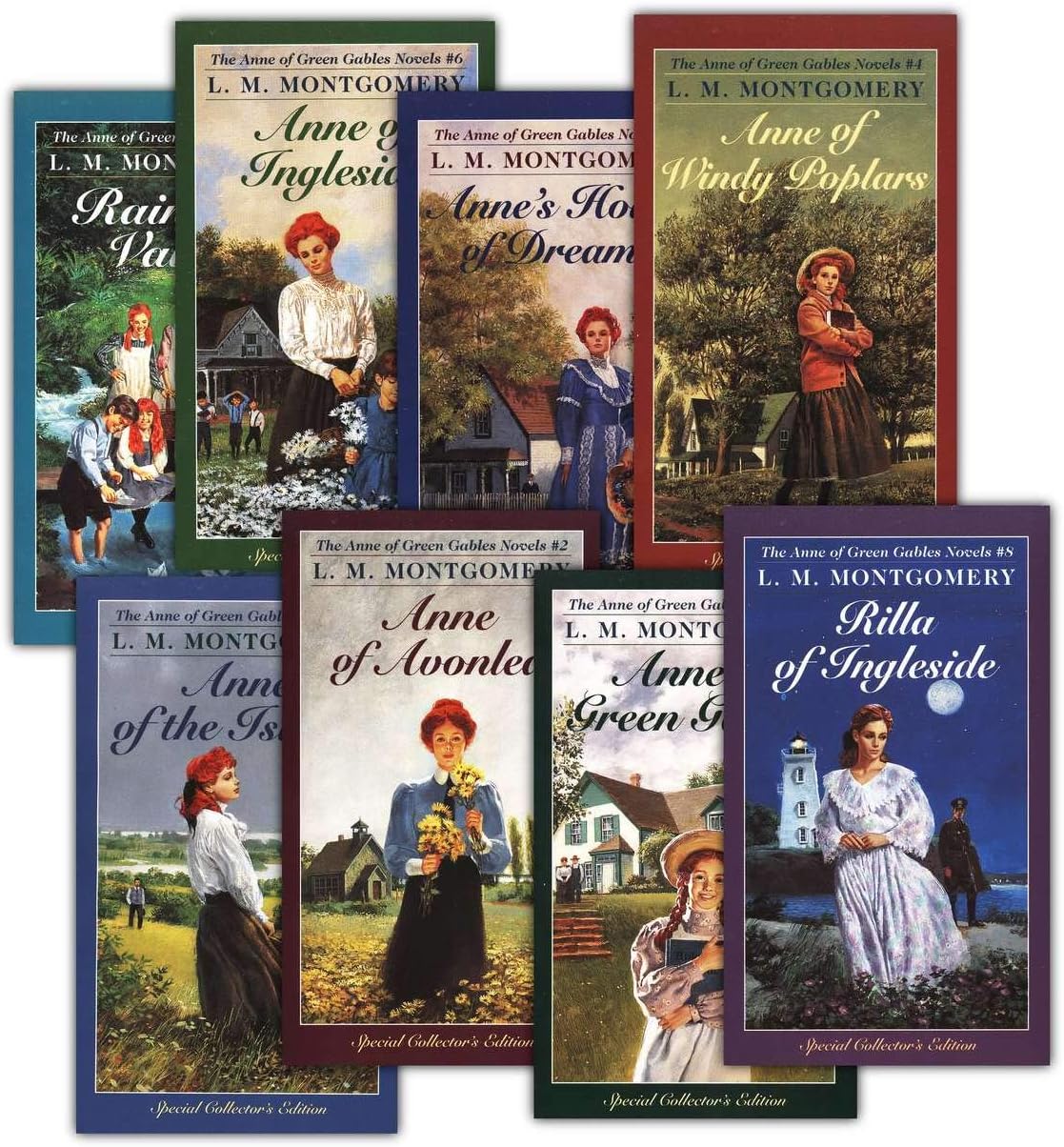 Anne Shirley Complete 8-Book Series : Anne of Green Gables; Anne of the Island; Anne of Avonlea; Anne of Windy Poplar; Anne's House of ... Ingleside; Rainbow Valley; Rilla of Ingleside