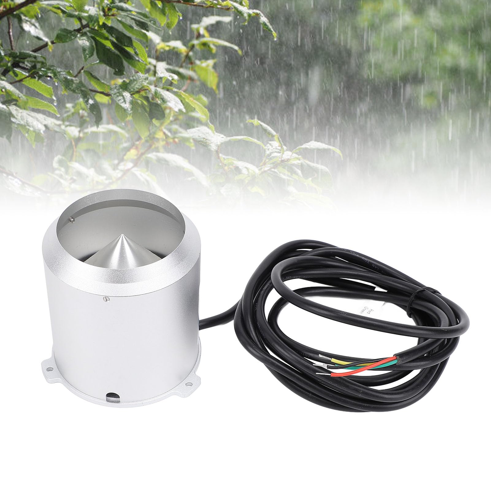Pyhodi Capteur de Pluie, Capteur de Pluie RS485 IP65, Pluviomètre, Module de Capteur de quantité de Pluie, Système de Surveillance pour L' 9 à 30 V, Pluviomètre à Seau Basculant Simple