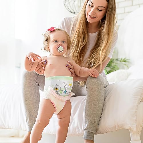 Miniatura 2 de Banda para el vientre recién nacido, 4 unidades, cinturón de algodón umbilical para bebé, cordón umbilical de dibujos animados, banda suave para el