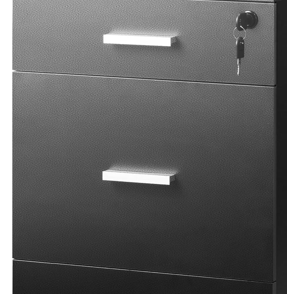 Amazon.com: DEVAISE 3 Drawer Rolling File Cabinet with Lock, Wood