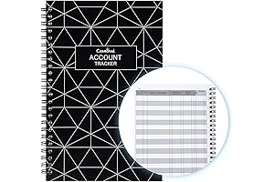 CASMONAL A5 Big Checkbook Register: Track Your Financial Transactions