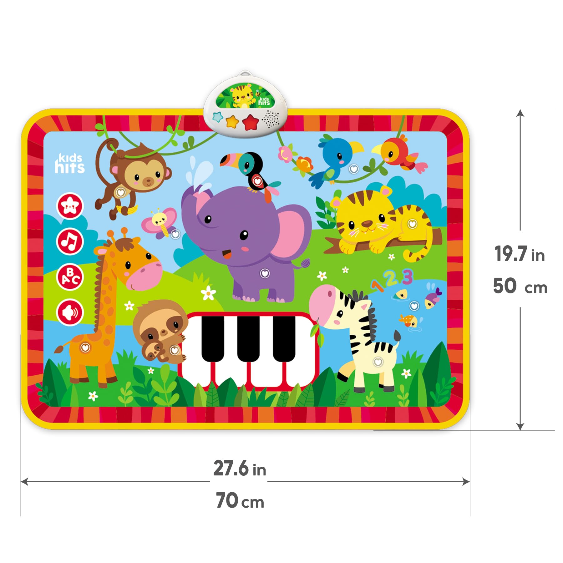 Kids Hits - Dywan edukacyjny dla dzieci, zoo, 8 miesięcy