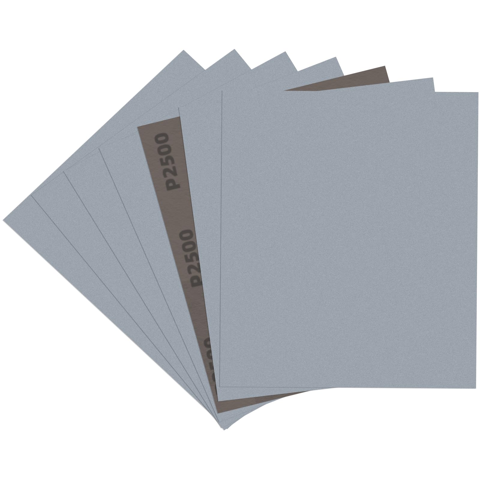 7 Pcs Sandpaper 2500 Grit Wet and Dry Sandpaper Sheets, 9 x 11 Inch Sand Paper Pack for Wood Furniture, Walls, Metal, Automotive Polishing & Finishing