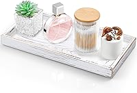 Vista 8 de ALELION Bandeja de tocador pequeña de 6" para baño - Bandeja dispensadora de jabón de cocina de madera de acacia - Bandeja decorativa para tocador