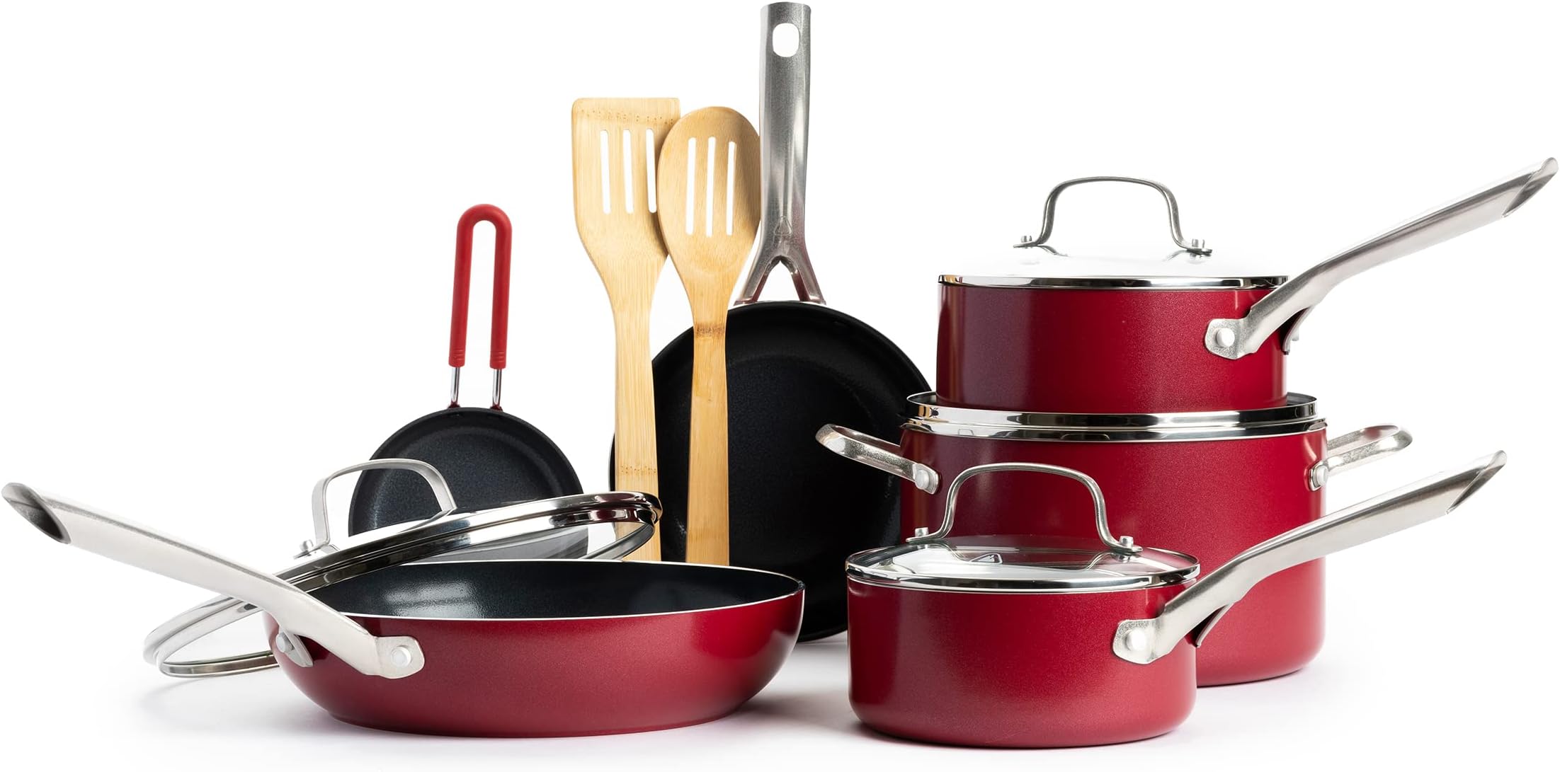 Amazon.com: Kenmore Arlington Healthy Nonstick Ceramic Coated Forged ...