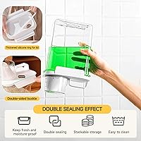 Vista 4 de Contenedor para Cereales y Dispensador de Almacenamiento de Arroz - Organizadores Herméticos de Almacenamiento de Alimentos, Contenedores