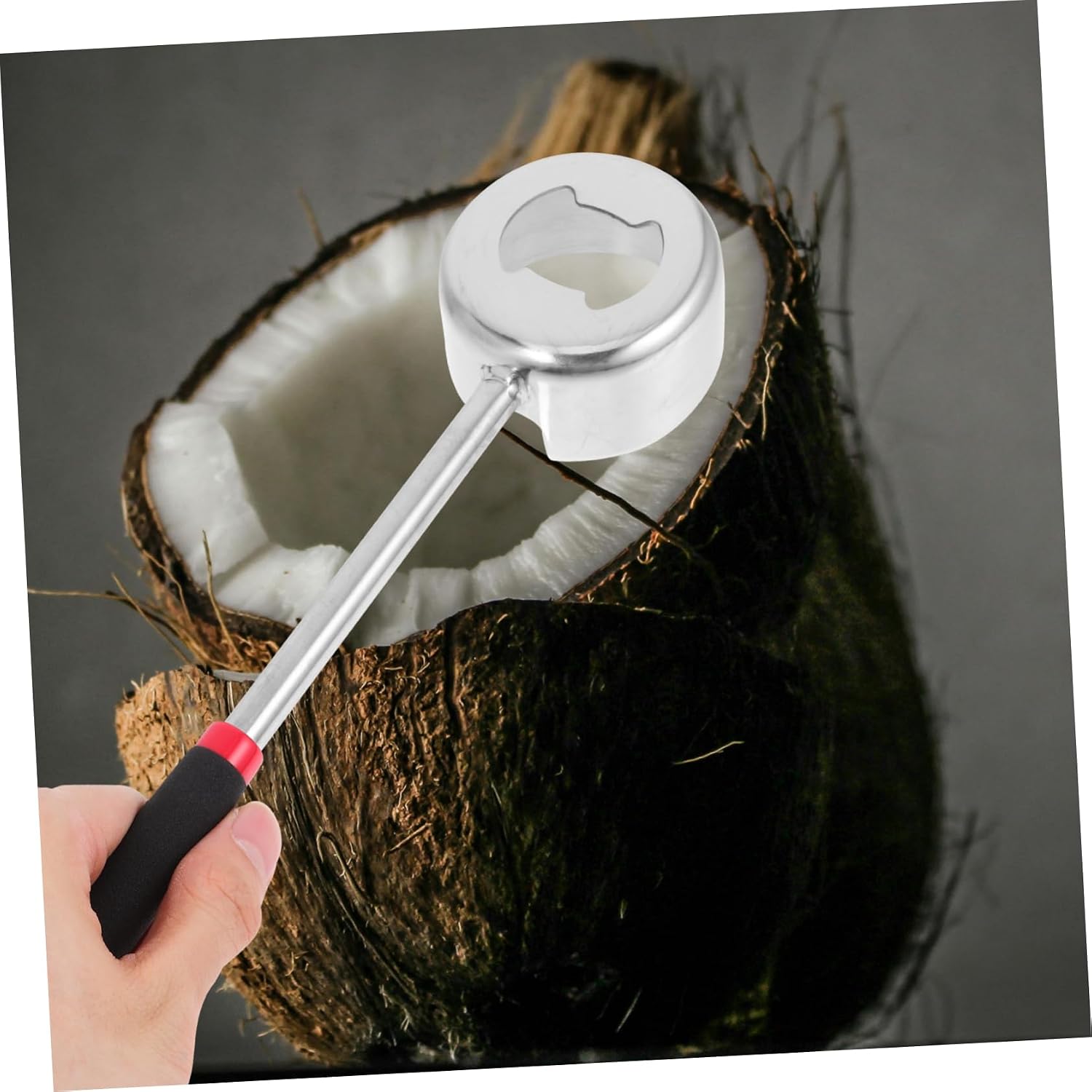 ULTECHNOVO 1set Coconut Opener Tools Stainless Steel Puncher Mallet Practical Coconut Shell Opening Kit for Home Use