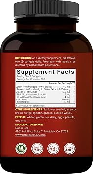 Lutein 40mg + Zeaxanthin 1,600mcg, 360 Softgels | 4-in-1 Formula with Astaxanthin, Omega-3 & Phospholipids | Marigold Flower Extract | Supports Eye, Brain & Vision Health | Non-GMO, Gluten Free