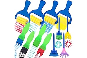 BIGOTTERS Kids Paint Brush Set (12-Piece)