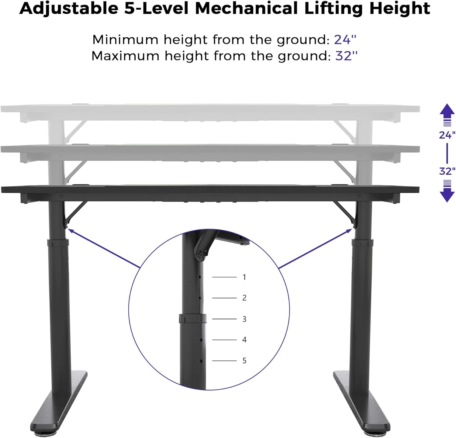 Best Promo It's_Organized Gaming Desk, 47 Inch Height Adjustable Gaming Computer Desk,PC Gaming Desk Study Writing Laptop Table Workstation, Home Office Gaming Desk Multi-Functional,Black New Product It's_Organized Gaming Desk, 47 Inch Height Adjustable Gaming Computer Desk,PC Gaming Desk Study Writing Laptop Table Workstation, Home Office Gaming Desk Multi-Functional,Black