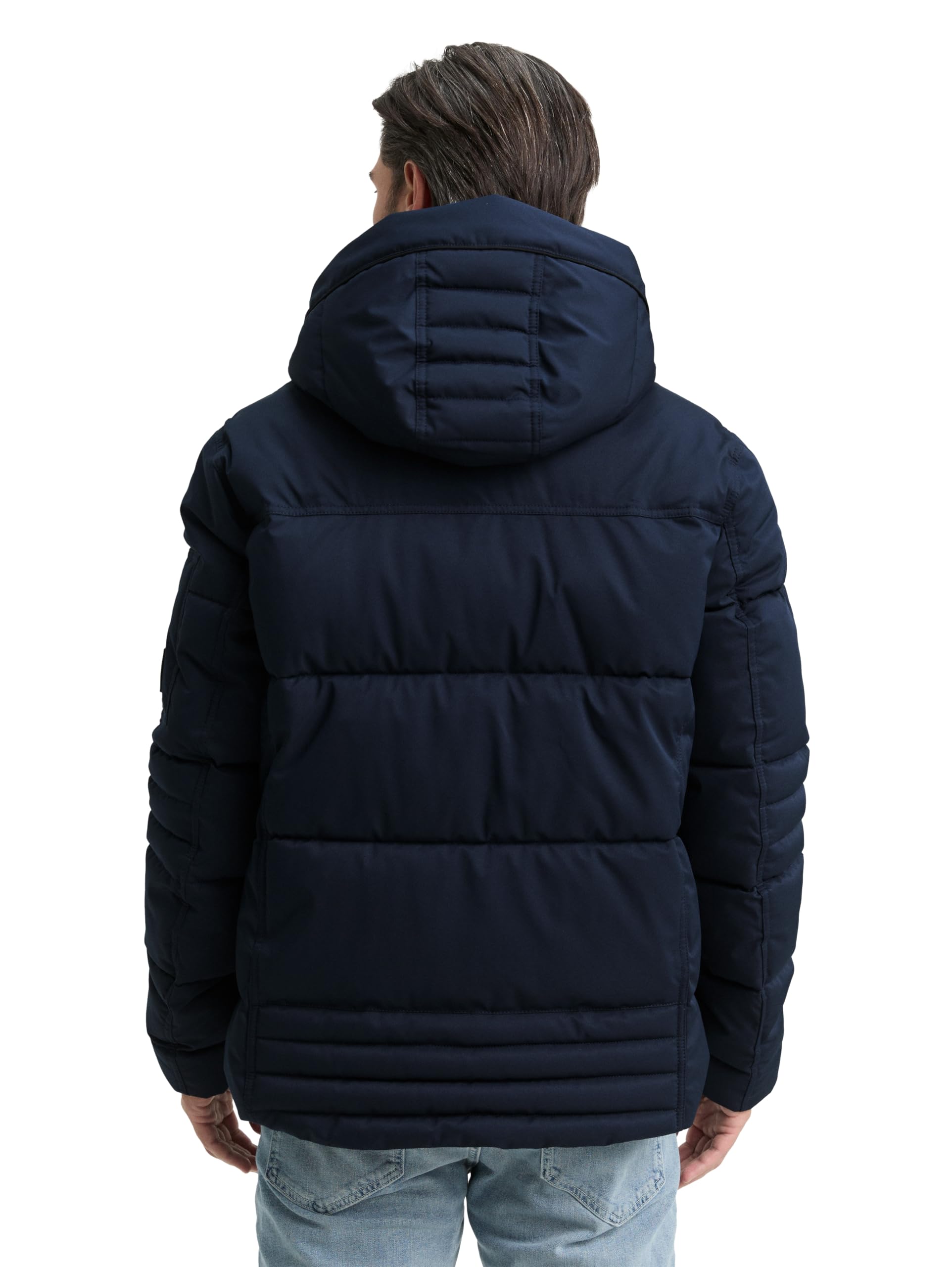 TOM TAILOR Kurtka męska 1046971, 10668-Sky Captain Blue, L, 10668 - Sky Captain Blue, L