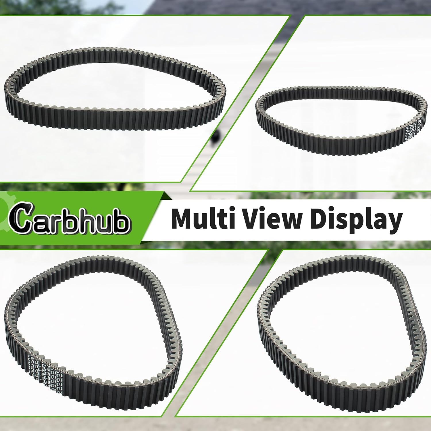 Carbhub ATV UTV Drive Clutch Belt Compatible with Hisun UTV ATV 800 1000 Strike 800 Massimo MSU 800 Cub Cadet Coleman UT800 Bennche Spire 800 Replace Part# 25300-F68-0000