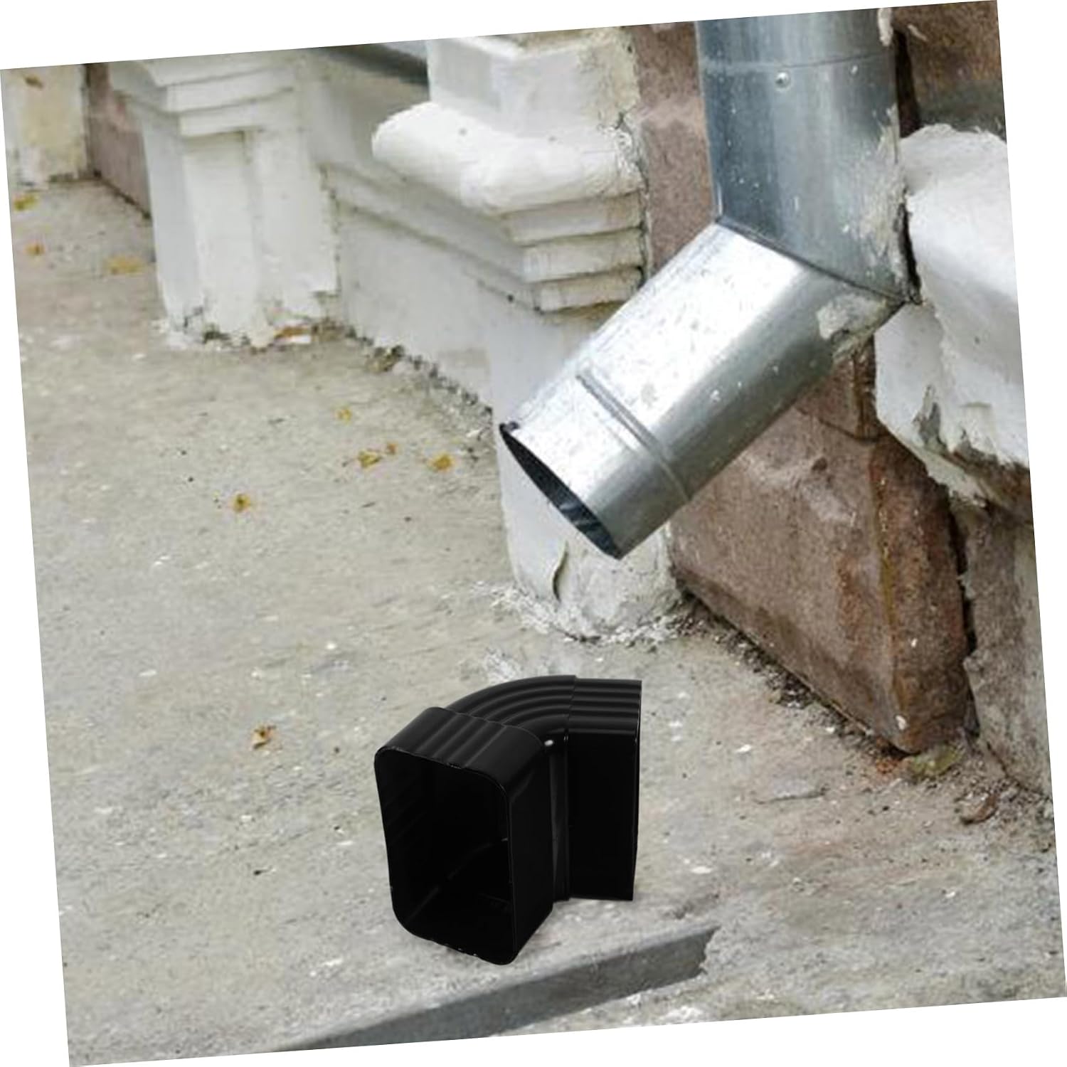 Aluminum Alloy 65-Degree Downspout Connector Fitting for Rain Gutter Parts and Accessories