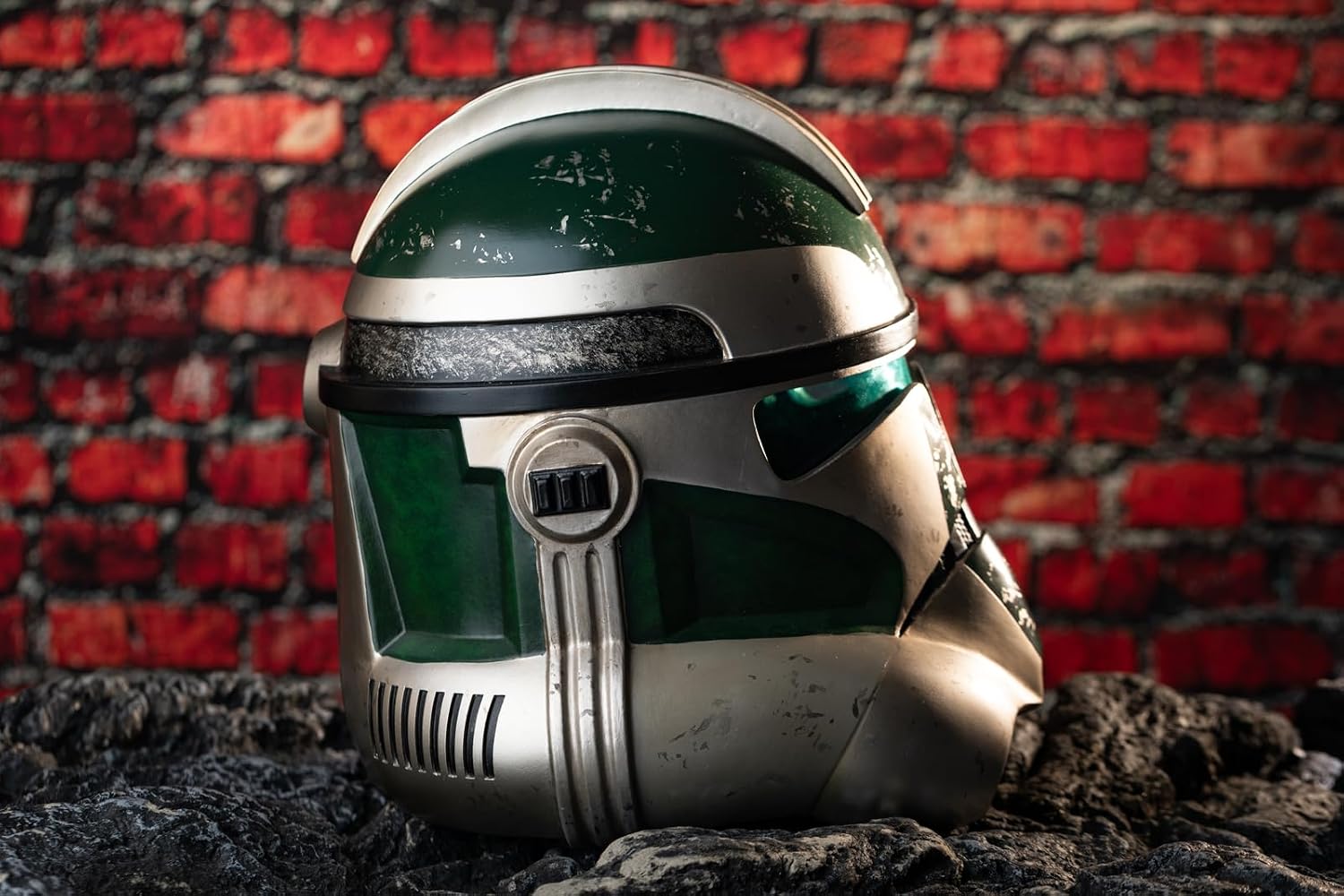 Playcoshow Helmet The Black Series Cosplay Halloween Costume Wearable Mask Props for Adult