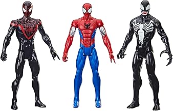 Hasbro Spider Man Miles Morales and Venom 3 Figure 30cm Spiderman Titan Hero F5809