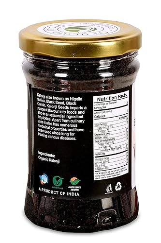 Miniatura 4 de Naturix Semillas negras crudas orgánicas, 5.29oz  Semillas de Nigella Kalonji para bajar de peso