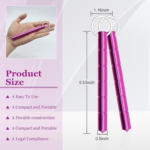 Miniatura 4 de Safety Keychain Set for Women - Compact Personal Security Tool with Emergency Glass Breaker and Self Defense Keychain(3pcs)