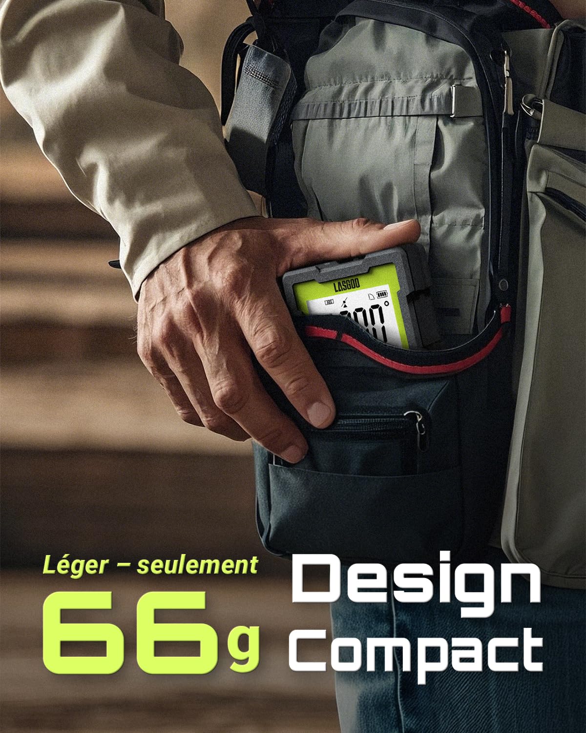LASGOO Mesureur d'angle numérique, Inclinomètre magnétique rechargeable avec écran LCD, 4 unités de mesure pour la menuiserie, le bâtiment, la maçonnerie et l'automobile