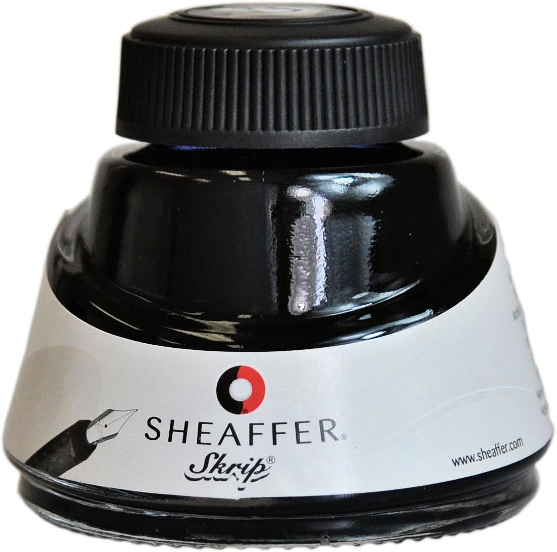 Sheaffer Skrip Jet Blue/Black Bottled Ink, 50ml 94211
