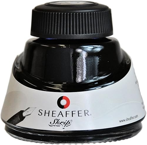 Sheaffer Skrip 94211 - Tinta embotellada color azul azabache y negro, 1.7 fl oz