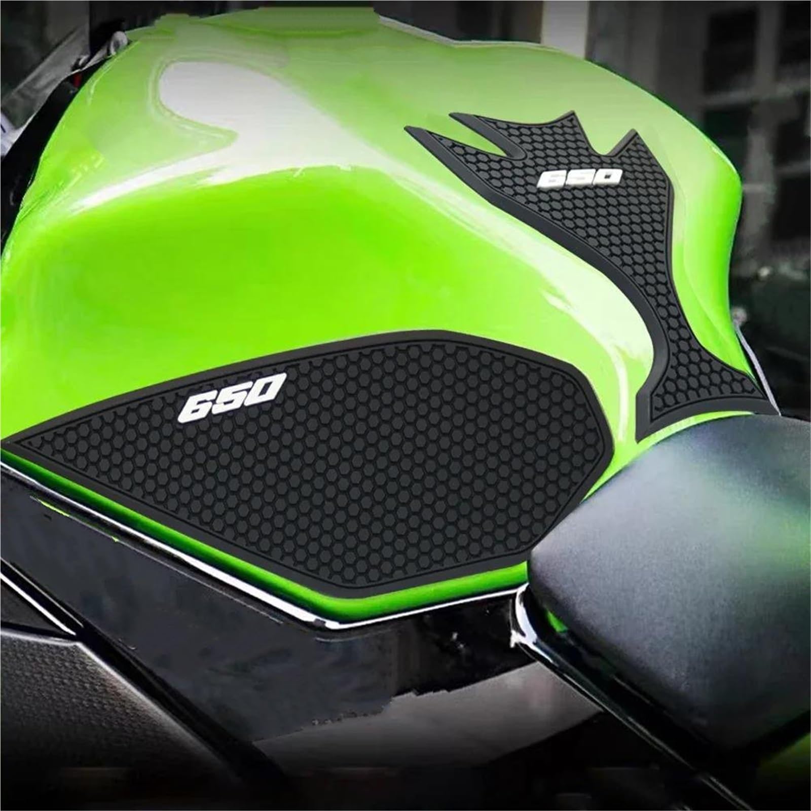 Adesivi per paraserbatoio Adesivo per Serbatoio Carburante Moto Antiscivolo per K&awasaki per Ninja 650 Z650 2017 - Adesivo Laterale per Serbatoio Carburante