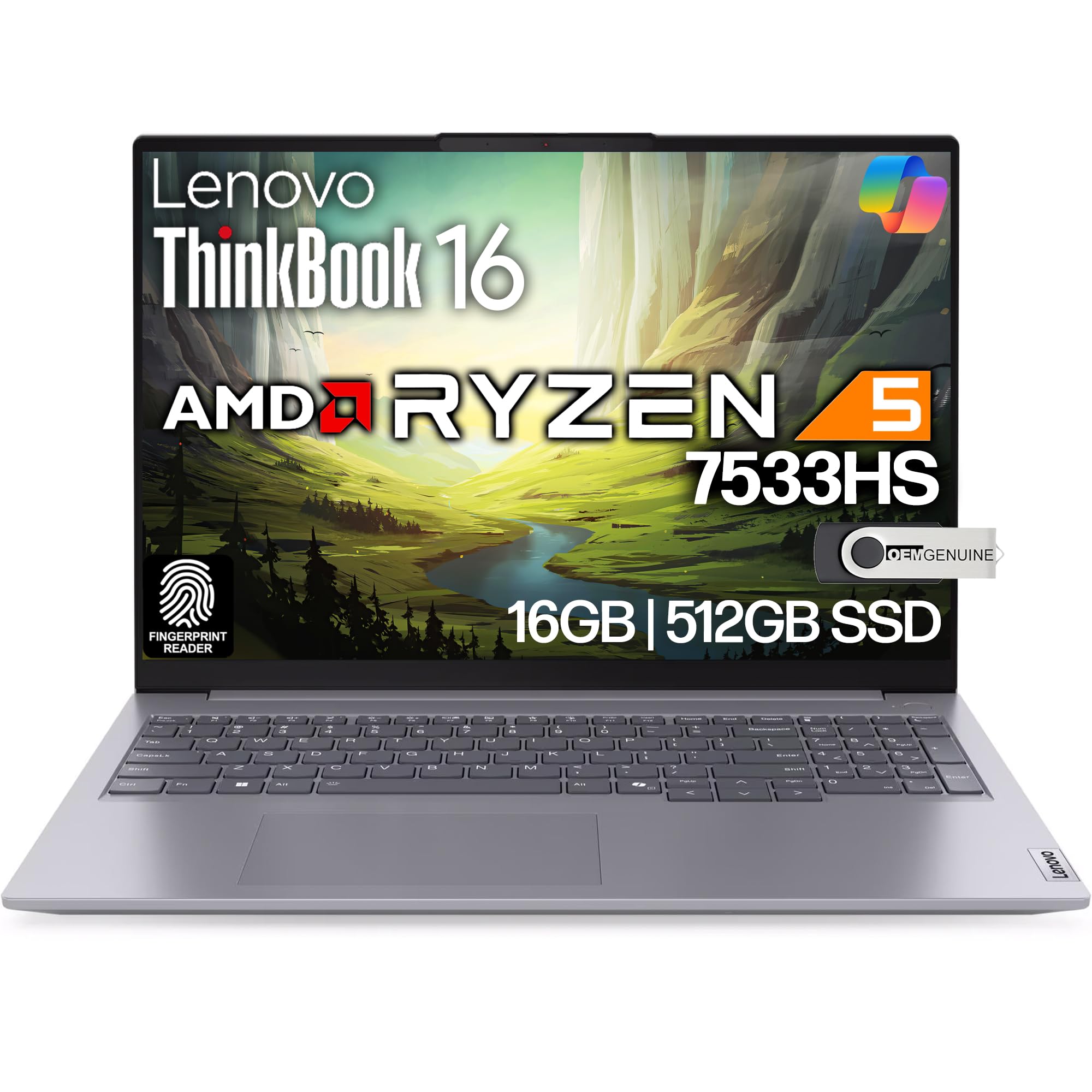 新品 Lenovo ThinkBook 16 Ryzen 7/1.25T/16G Amazon.com: Lenovo ThinkBook 16 Gen 6 Business Laptop (16