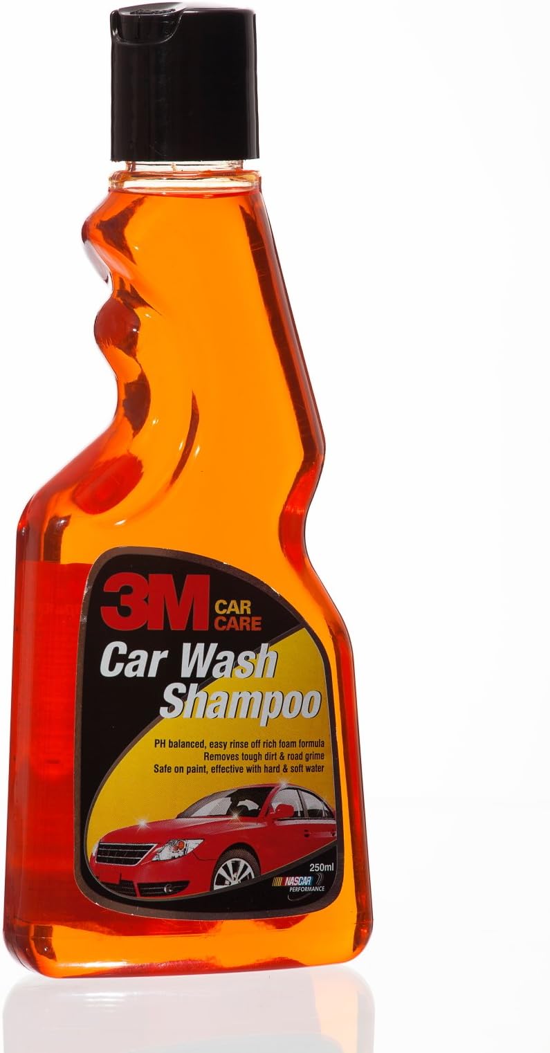 3M Car wash Shampoo (250 ml) | High Foam for Deep Cleaning | Remove Tough Dirt | Safe on Paint | pH Neutral
