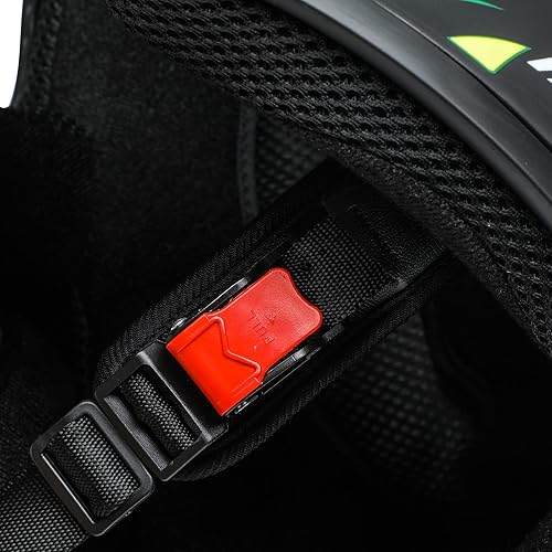 Miniatura 9 de Casco Motorcross, casco todoterreno para motocross, casco ATV, casco de motocicleta juvenil, casco de cara completa unisex, cómodo y ligero,