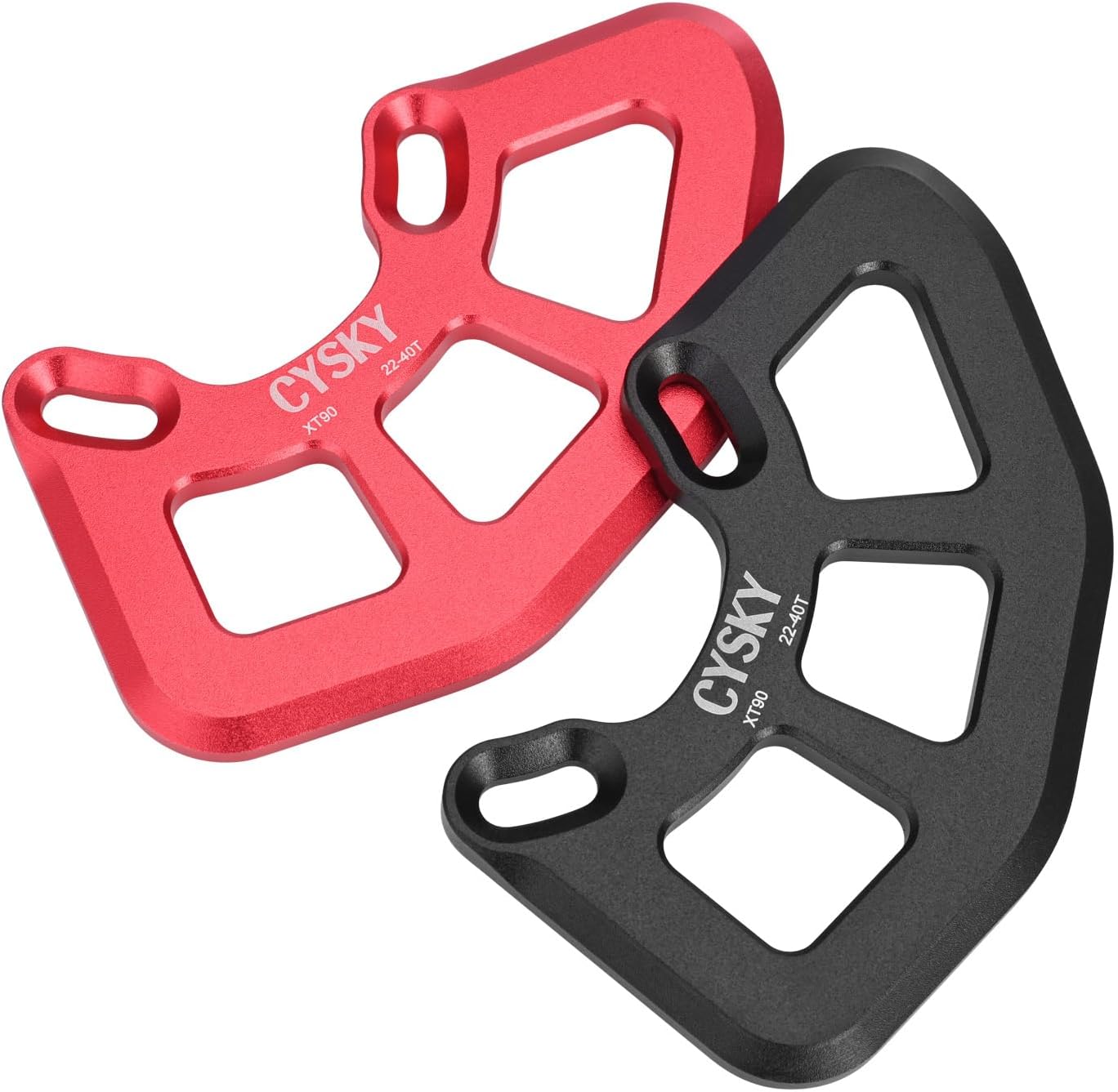 CYSKY Alloy MTB Bash Guard - Chain Ring Protector, ISCG05 Bike Chain Guard for 22T-40T Single Chainring, Chainstay Protector for Mountain Bike, Downhill, BMX