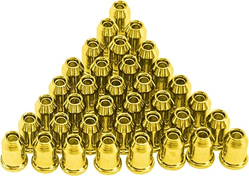 36 virolas de metal para guitarra de Yootones, para montaje en cuerda, compatible con reemplazo de guitarra (dorado)
