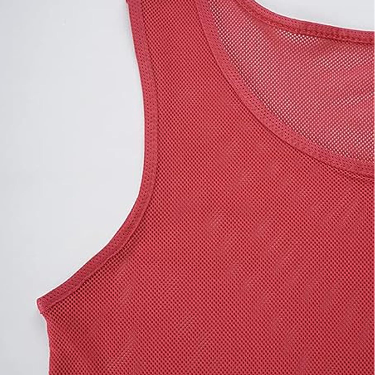 Sports Jerseys Mesh Pinnies Scrimmage Team Practice Vest for Kid for Teens and Adult (12 Jerseys)