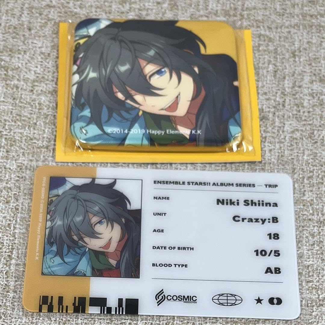 あんスタ　椎名ニキ　アルバム特典缶バッジ Amazon.co.jp: あんスタ Crazy:B アルバム 特典 缶バッジ ID風