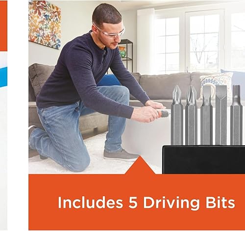 Vista 10 de BLACK+DECKER Destornillador inalámbrico, alcalino (BCF601AA)