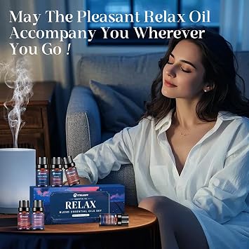 Men Essential Oils Set - Relax Essential Oils, Gentlemen's Fragrance Oil for Diffuser, Candle & Soap Making,Stress Relief, Calm Down