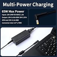 ANTWELON 65W Acer Aspire laptop töltő adapter 5.5x1.7mm csatlakozó 2